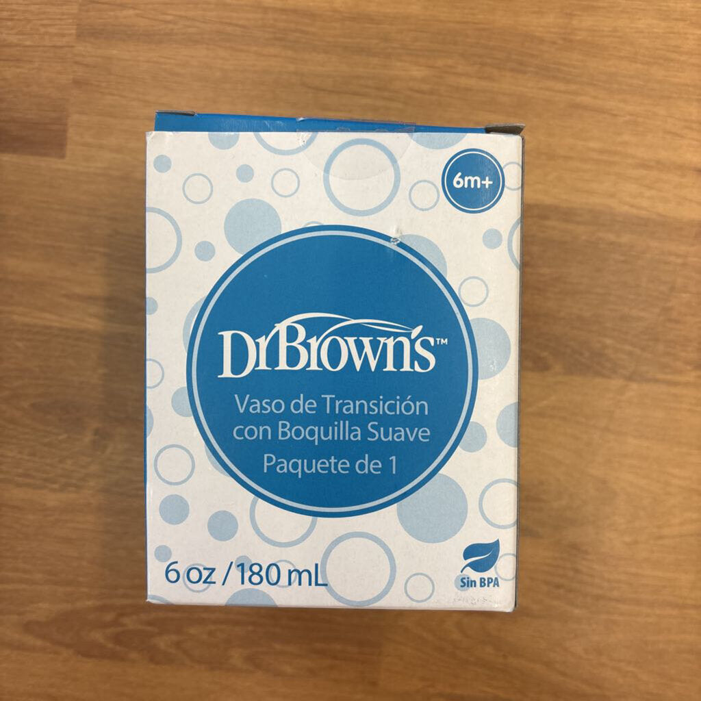 NEW Dr. Brown's Soft Spout Transition Cup - Blue