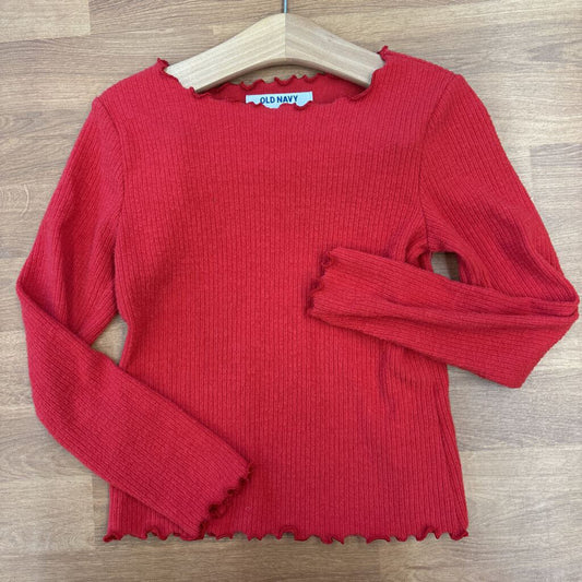 Old Navy Ribbed LS Tee - 6/7