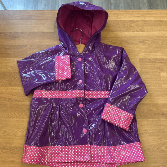 Western Chief Polka Dot Rain Jacket - 4T