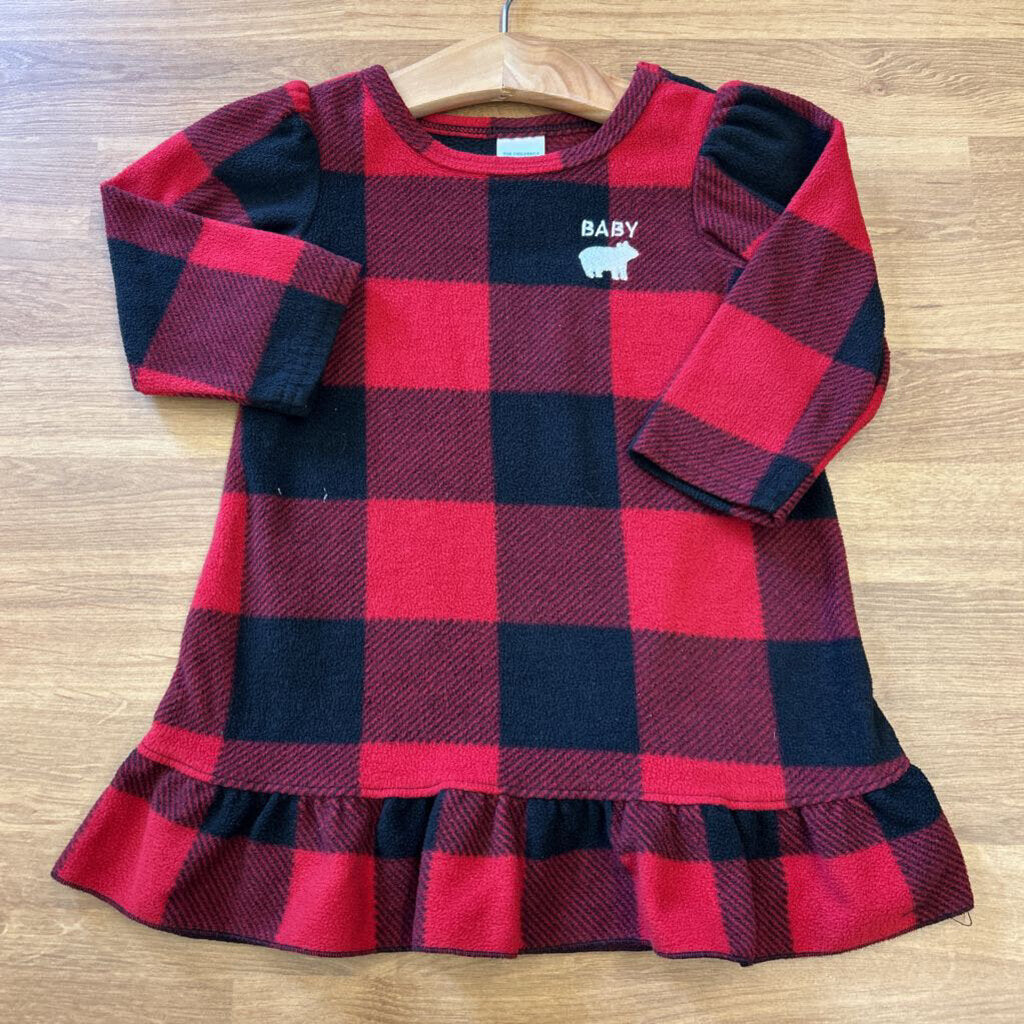 Children's Place Holiday LS Sleeping Gown - 12/18m