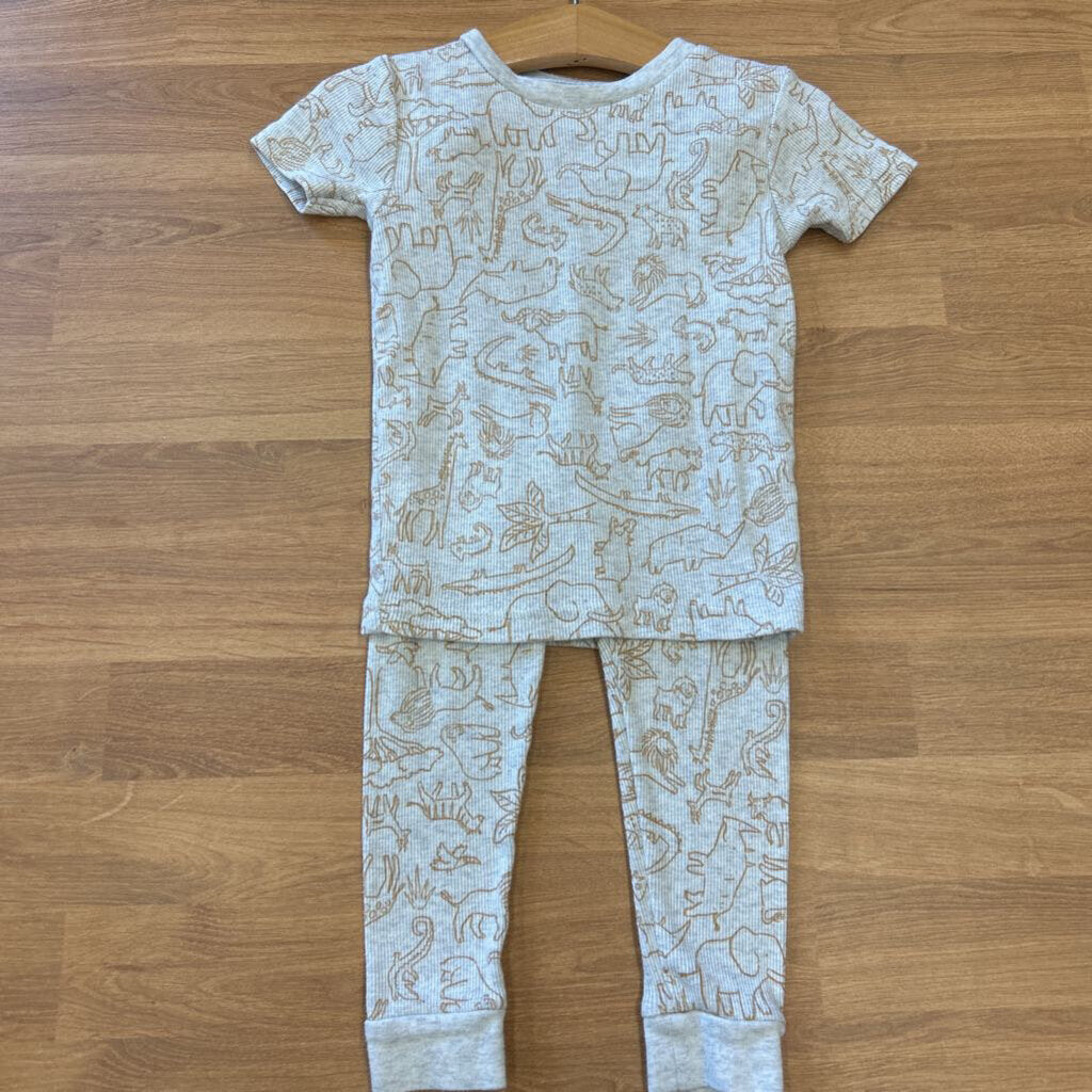 Carter's Animal Thermal Pjs - 2T