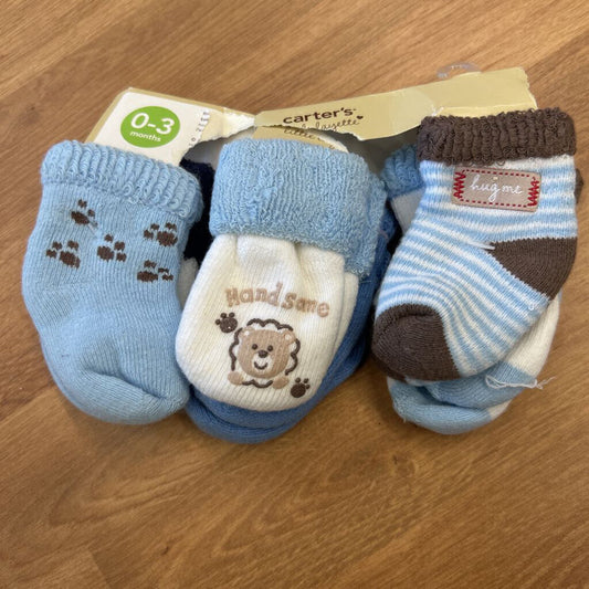 NEW Carter's Sock 6 Pack - 0/3m
