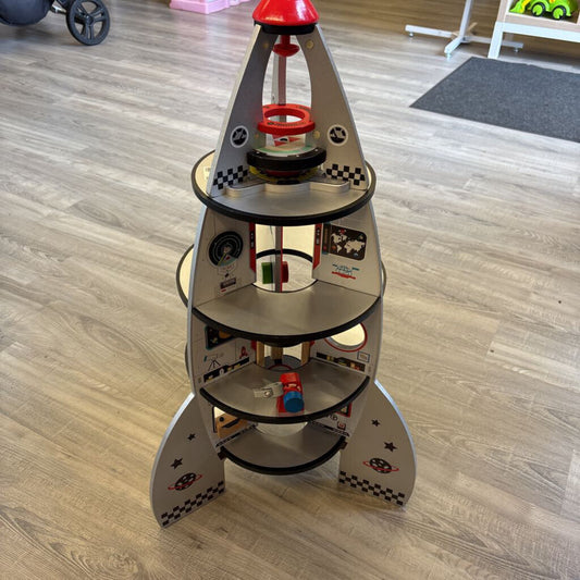 Hape Four Stage Wooden Rocket (no accessories)