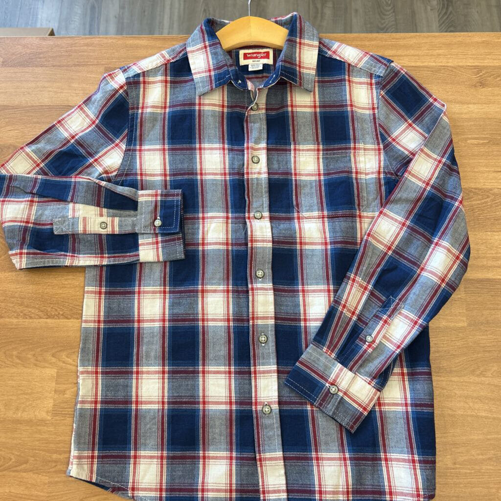 Wrangler Plaid LS Button Up - 10/12