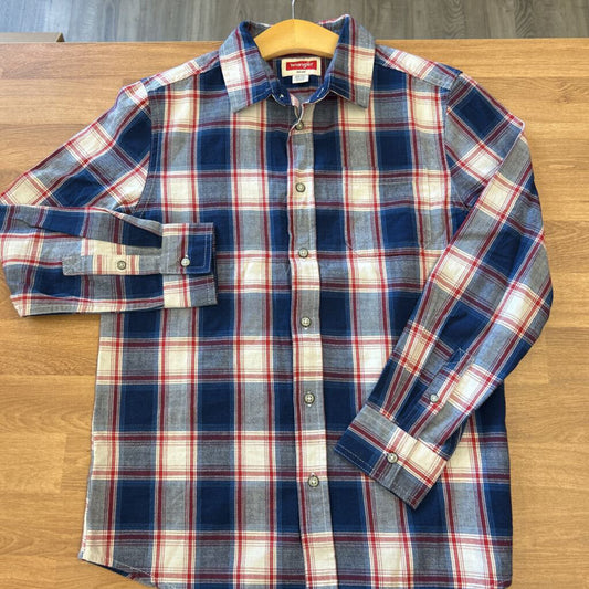Wrangler Plaid LS Button Up - 10/12