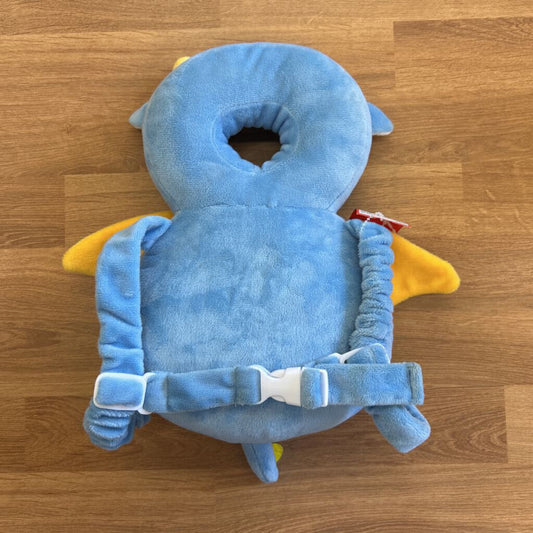 Tochang Baby Head Protector Backpack Blue Dragon