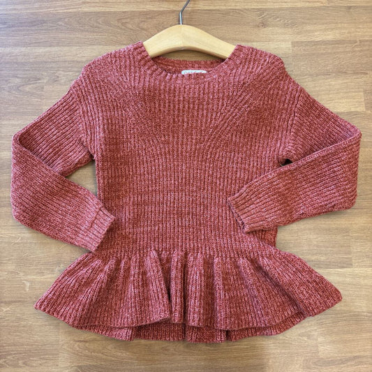 Cat Jack Knit Ruffle LS Sweater 5