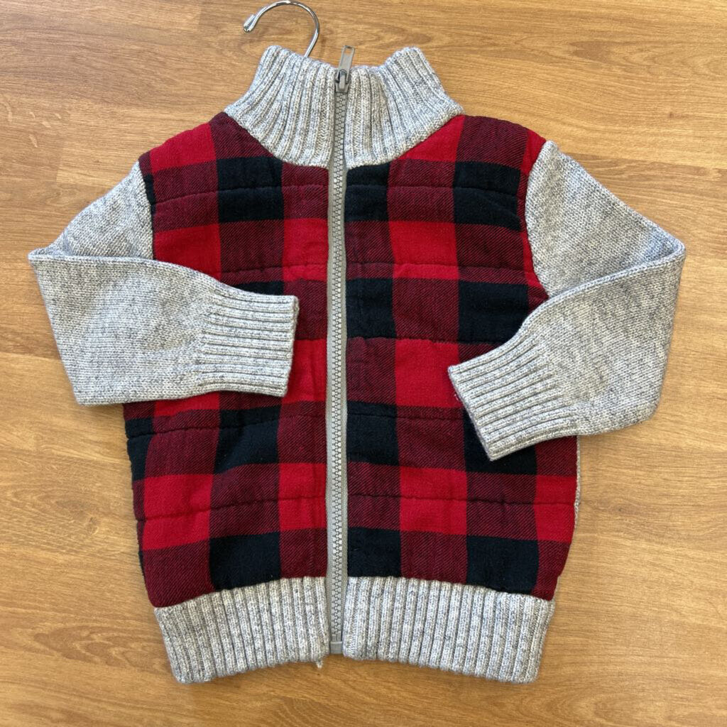 Cat & Jack Quilted Zip Jacket - 18m