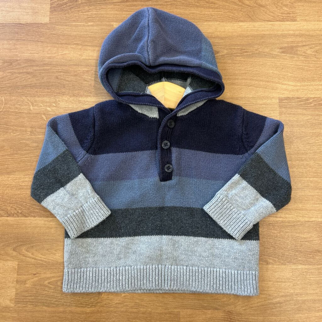 Tucker + Tate Stripe Knit Hoodie - 6m