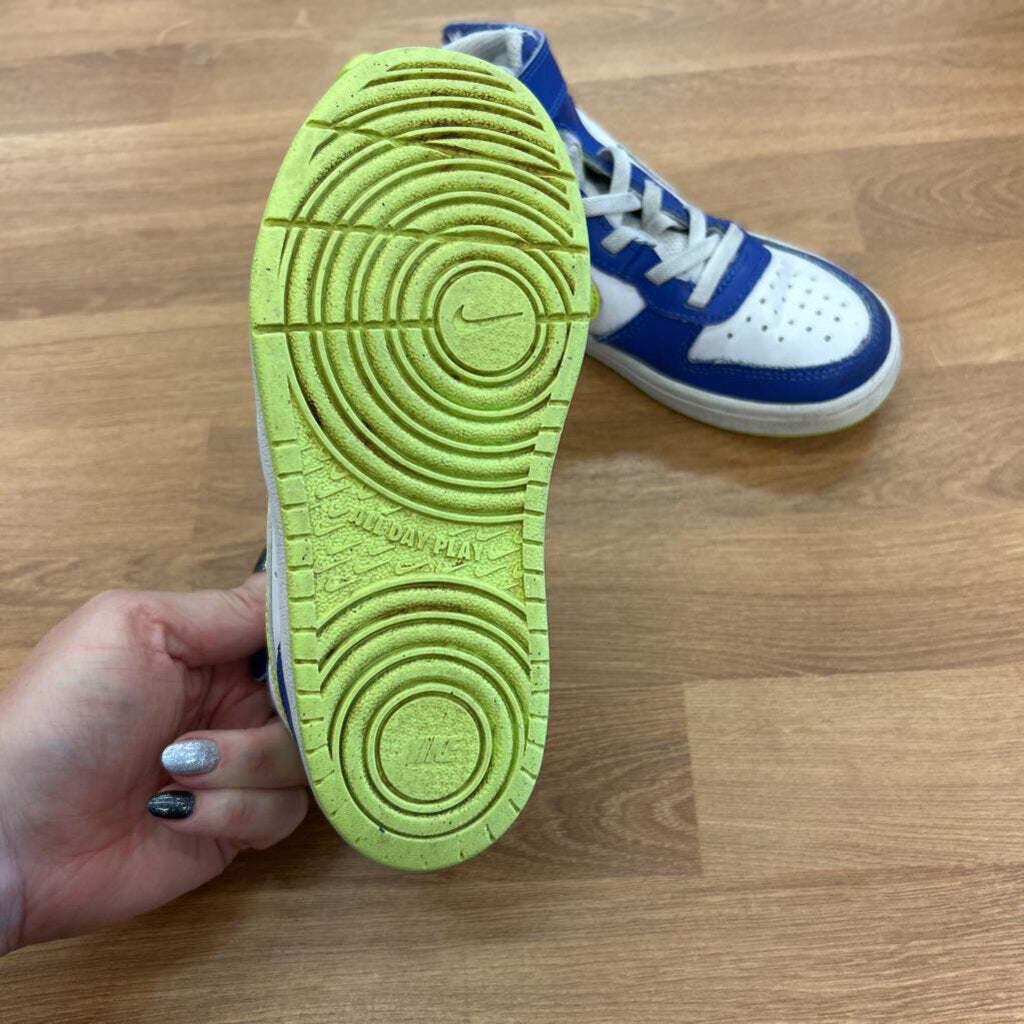 Nike White/Blue Sneakers - 12
