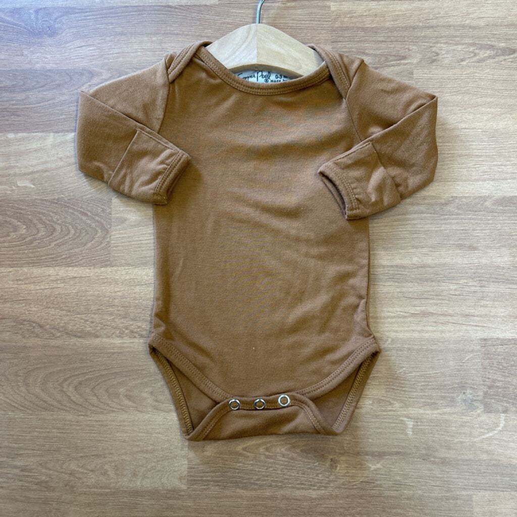 Copper Pearl LS Onesie - 0/3m