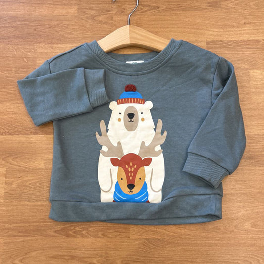 NWT Dip Polar Bear LS Tee - 12/18m