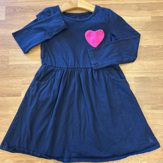 Baby Gap Pocket Heart LS Dress - 5