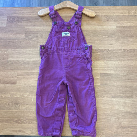 Osh Kosh Corduroy Overalls - 18m