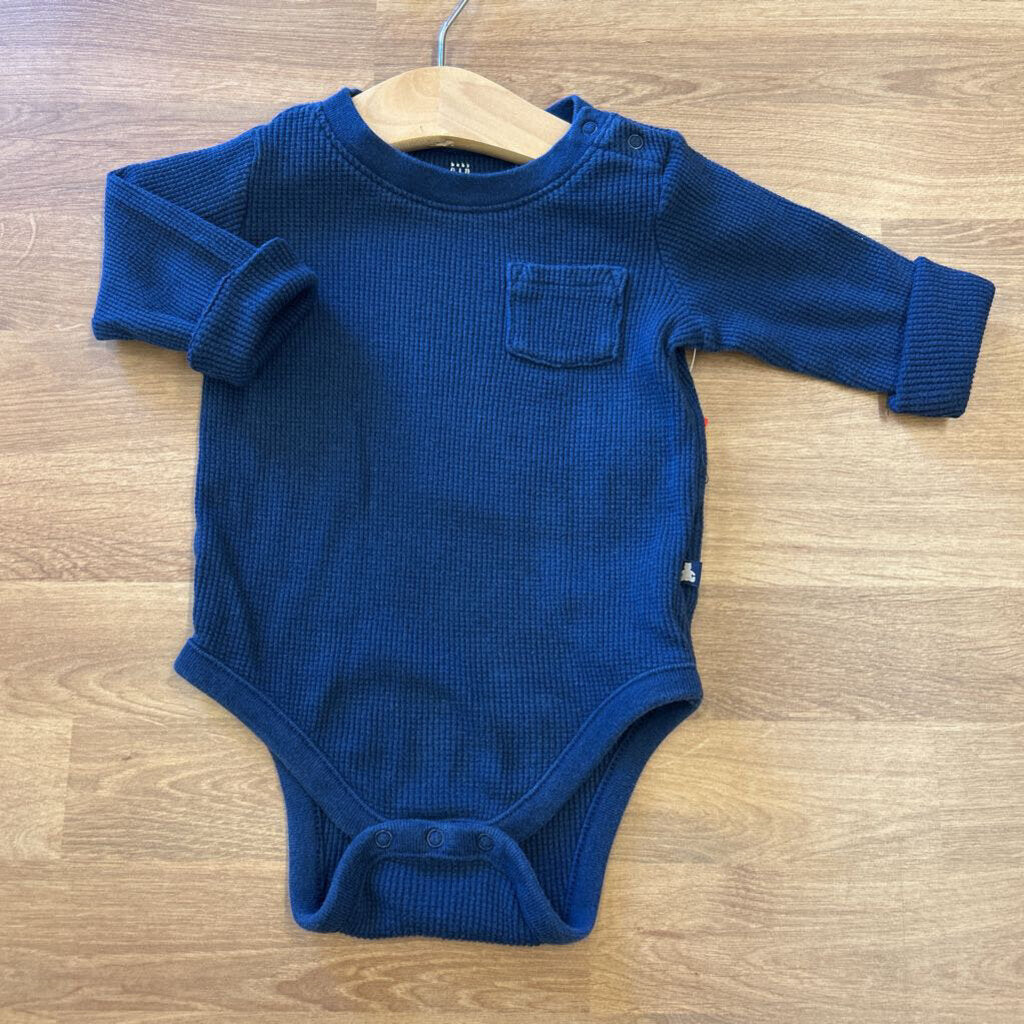 Baby Gap Thermal LS Onesie - 6/12m