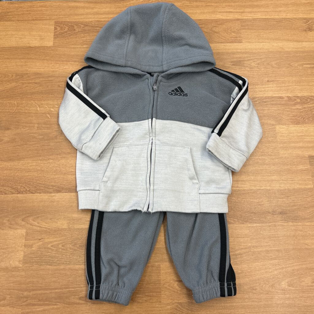 Adidas Fleece Two Pc Set - 6m