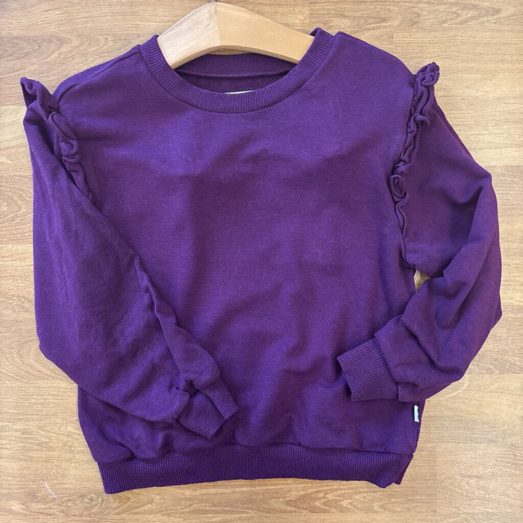 Play by Little Sleepies Bamboo Ruffle Crewneck - 4T