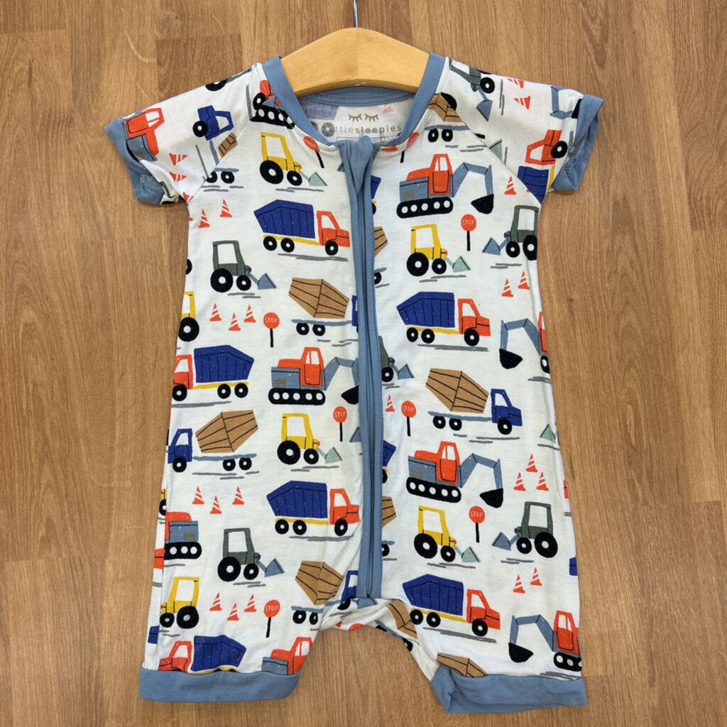 Little Sleepies Bamboo Construction Shortie - 6/12m