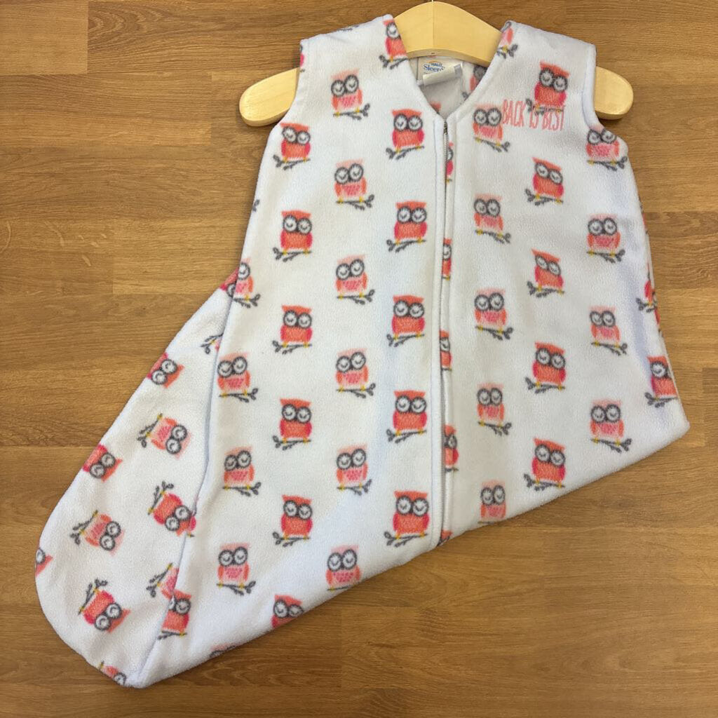 Halo Fleece Owl Sleep Sack - S