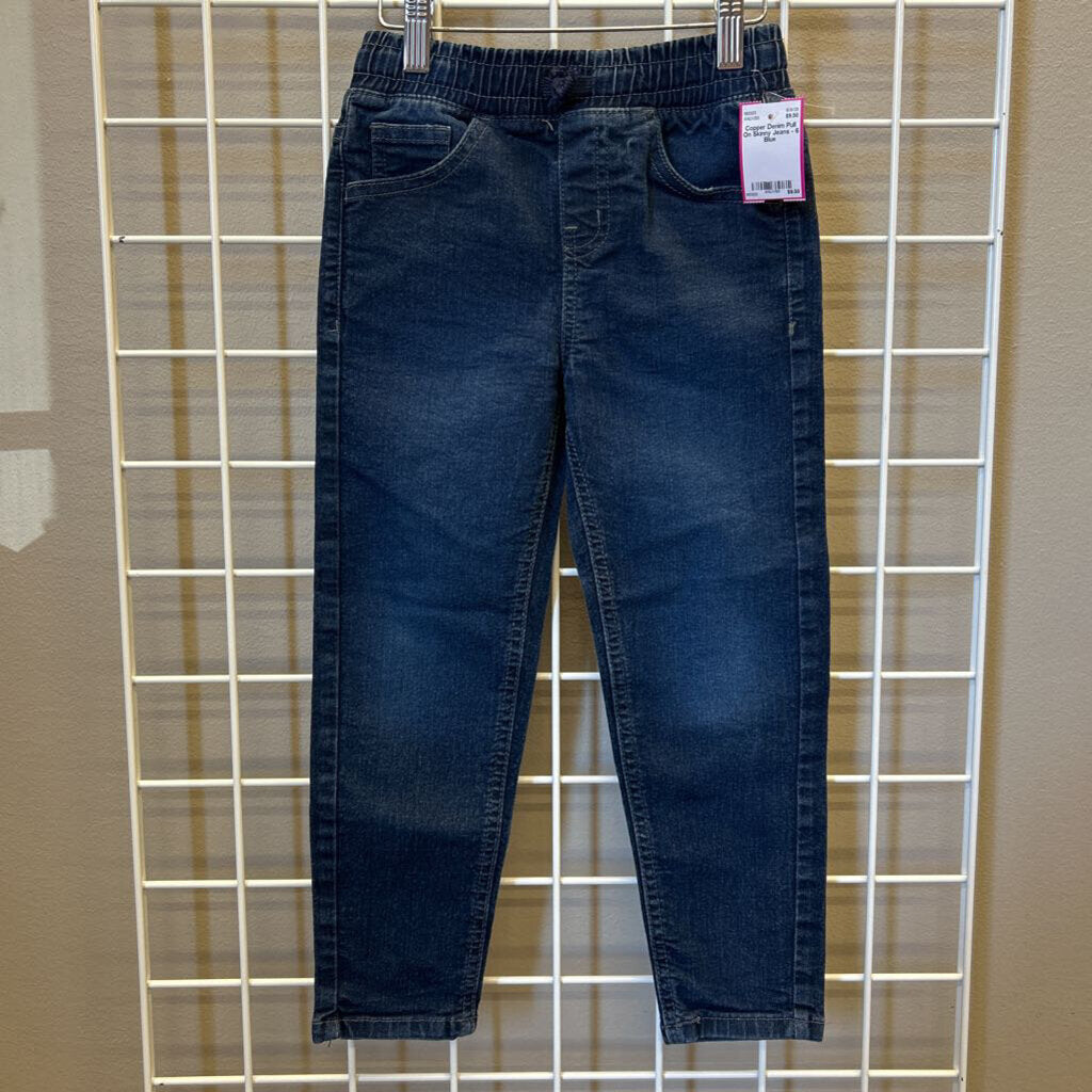 Copper Denim Pull On Skinny Jeans - 6