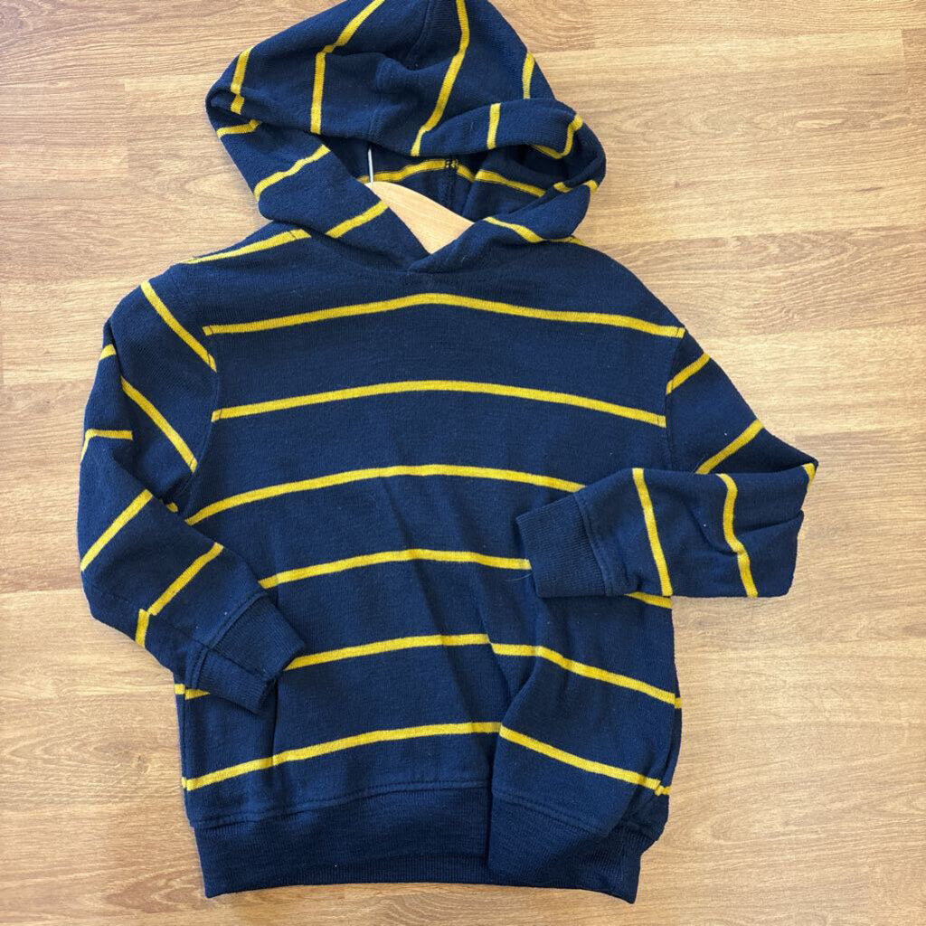 Old Navy Stripe LS Hoodie Tee - 2T