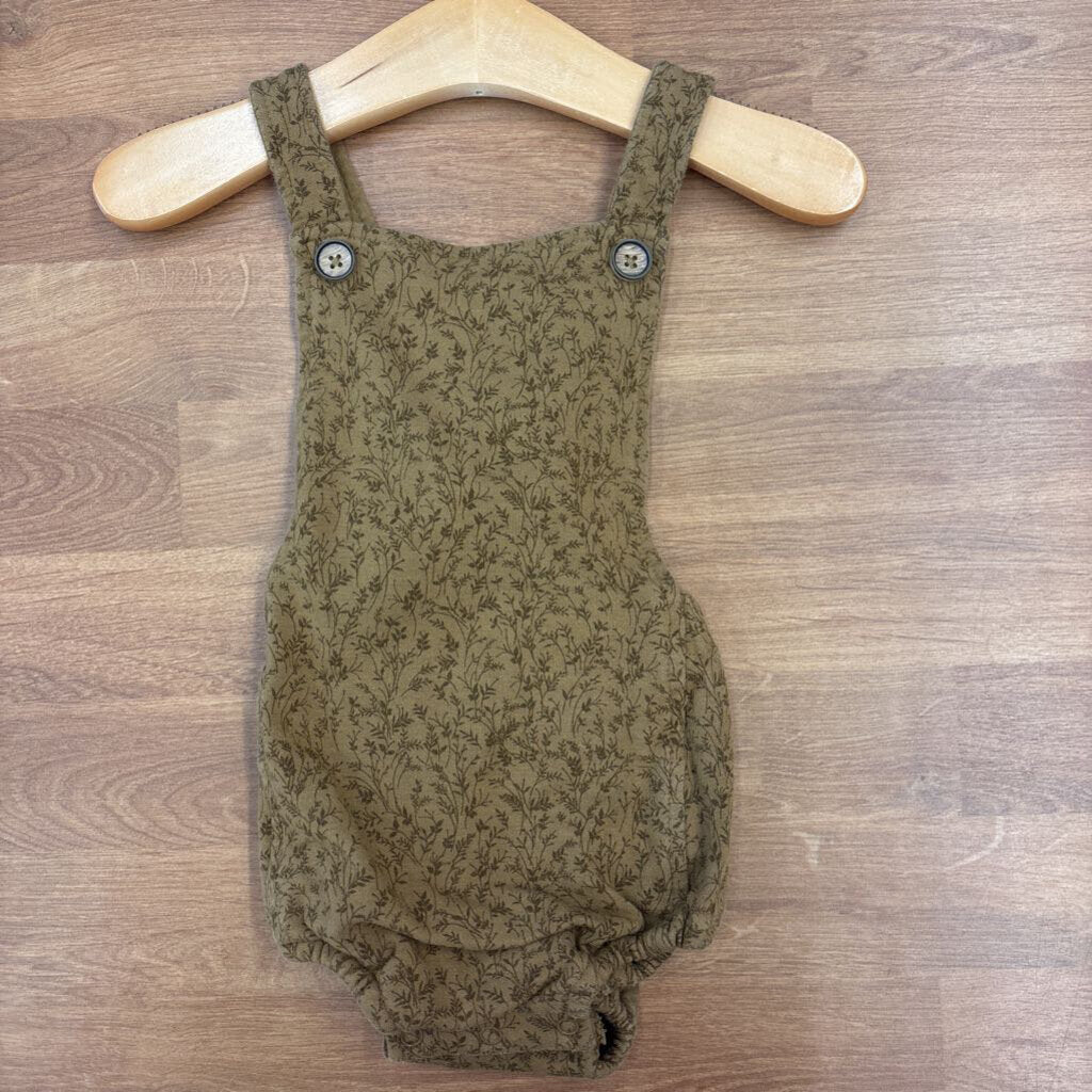Jamie Kay Leaf Bubble Romper - 12m