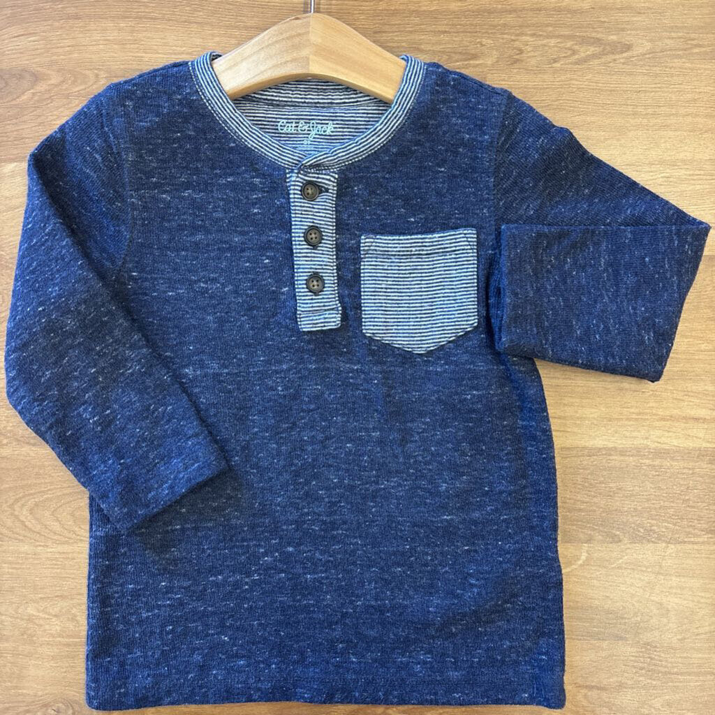 Cat & Jack LS Henley - 2T