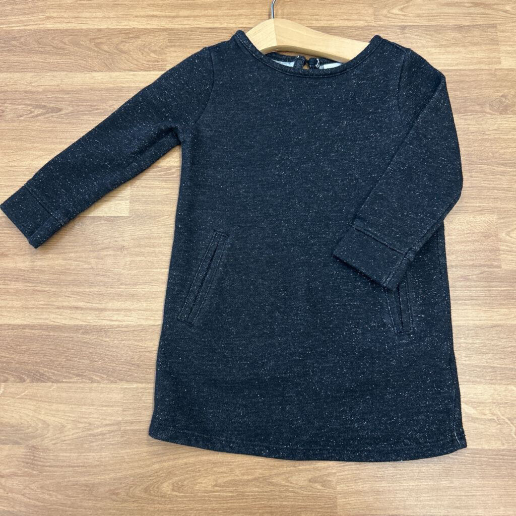 Old Navy Sparkle LS Dress - 2T