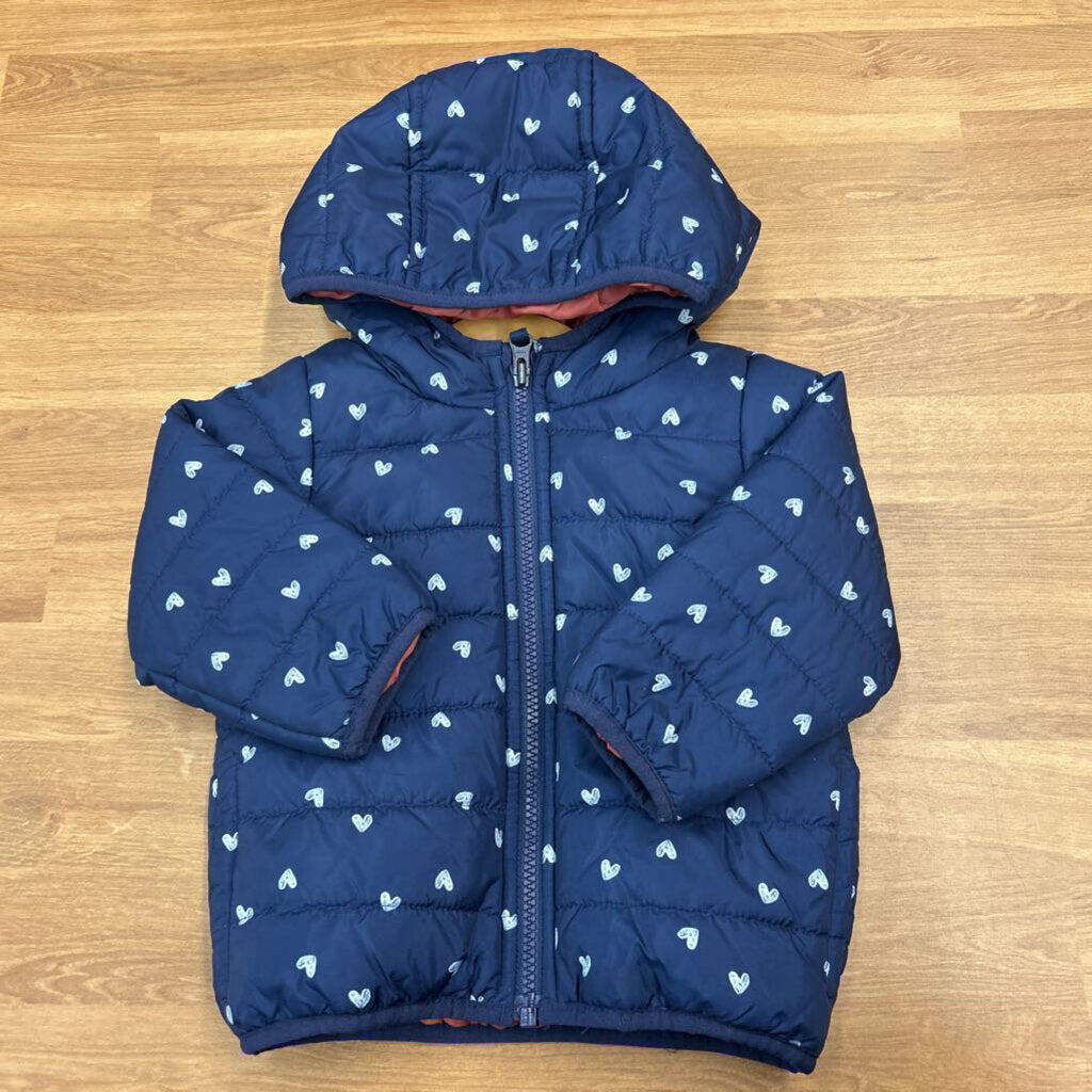 Carter's Heart Puffer Jacket - 12m
