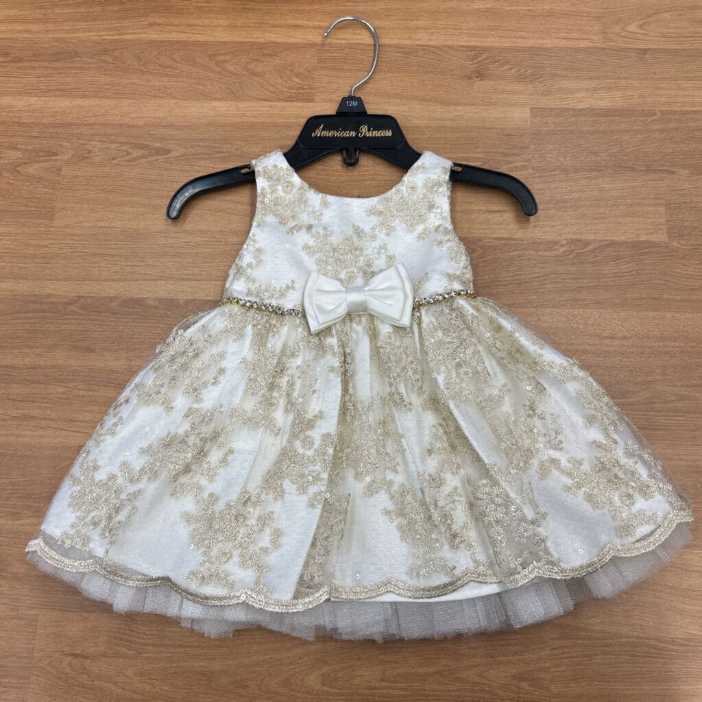 NWT American Princess Sparkle Holiday Dress w/ Bloomers - 12m