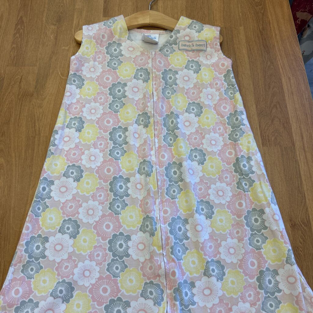Halo Floral Sleep Sack (some staining along the top) - Medium 6/12m