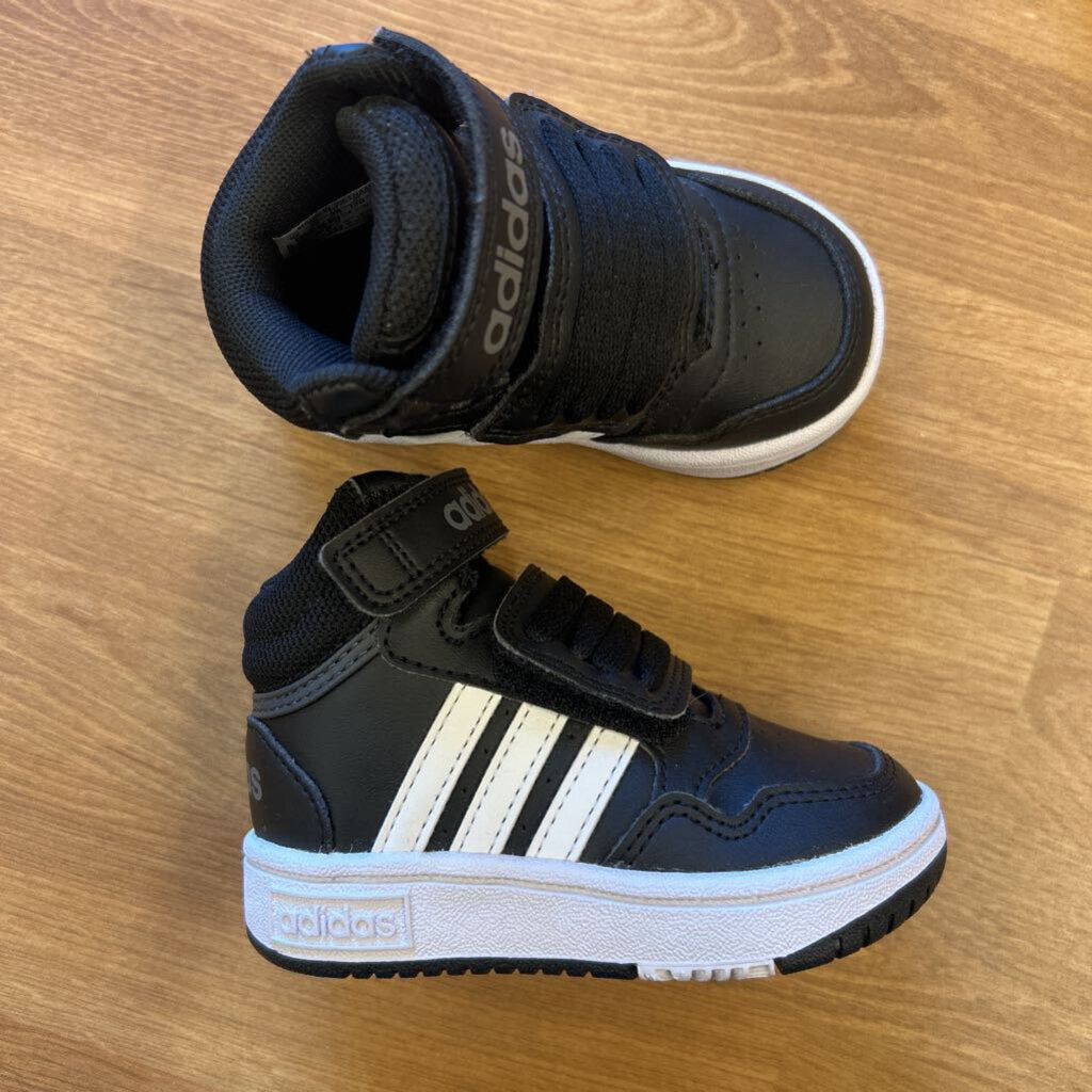 Adidas Black High Top Sneakers - 5
