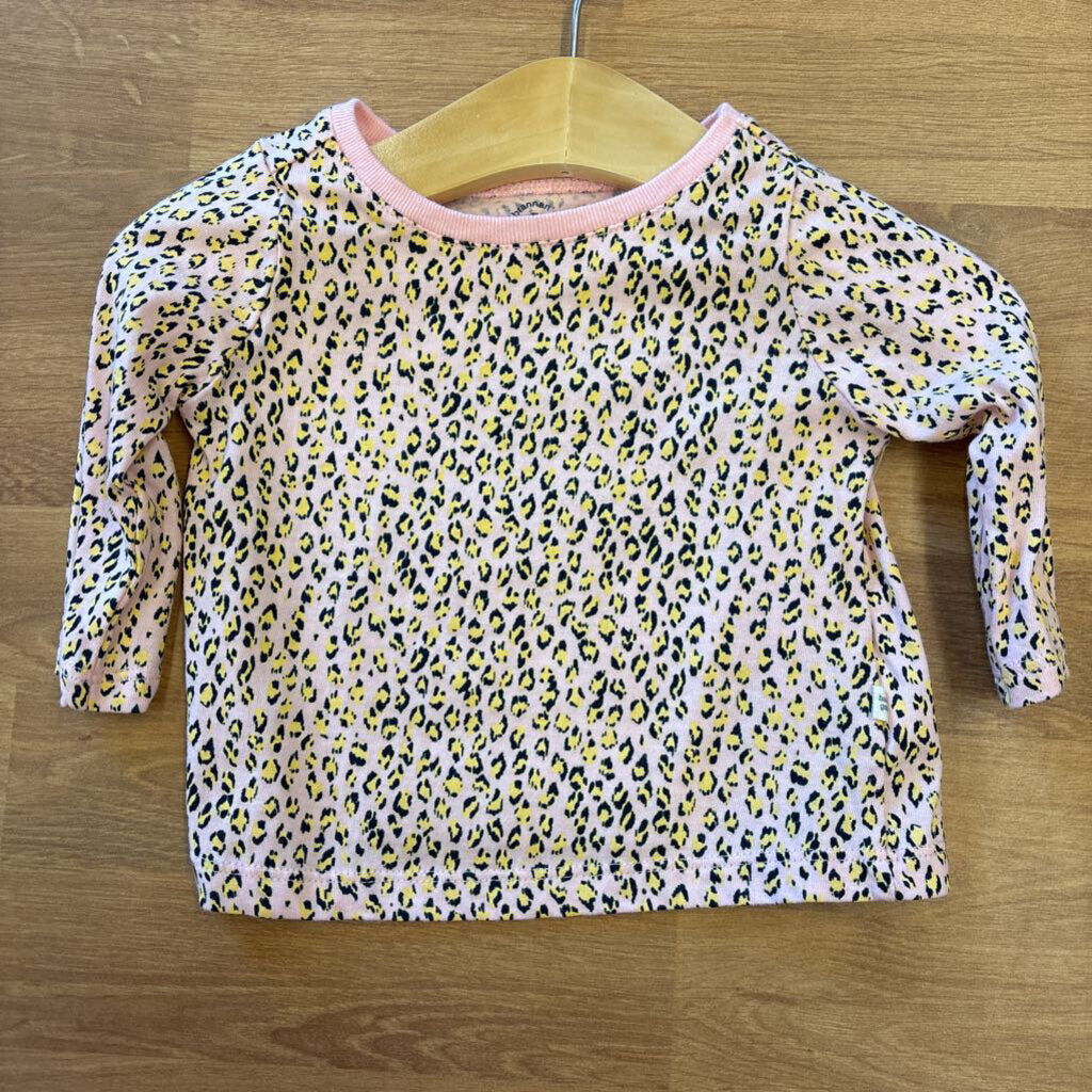 Baby Gap Leopard LS Tee - 3/6m