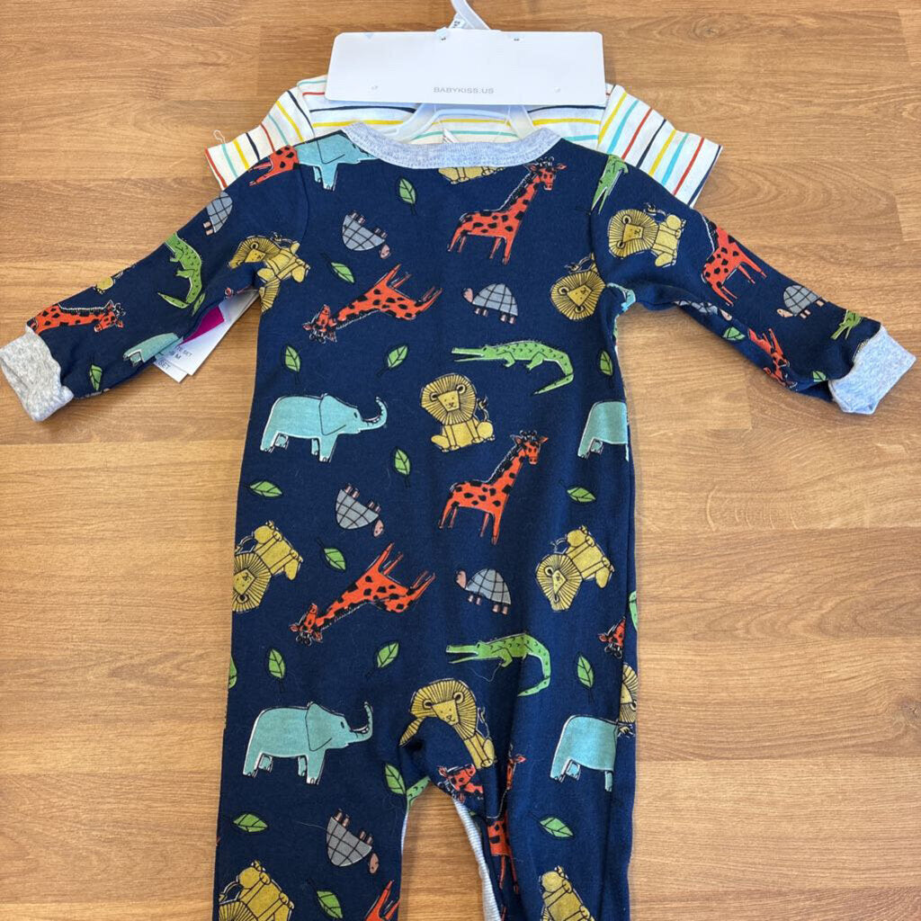 NEW Baby Kiss Animal 3pc Set - 6/9m