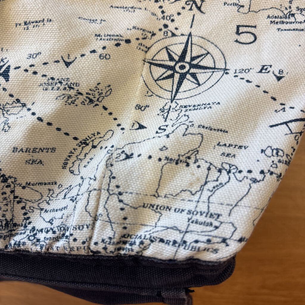 Tula Baby Carrier (some marks) - Blue Map