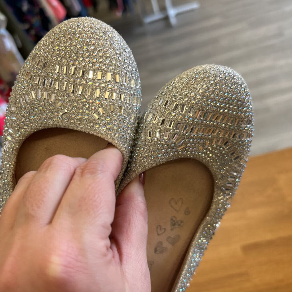 Olive & Edie Silver Flats - 1