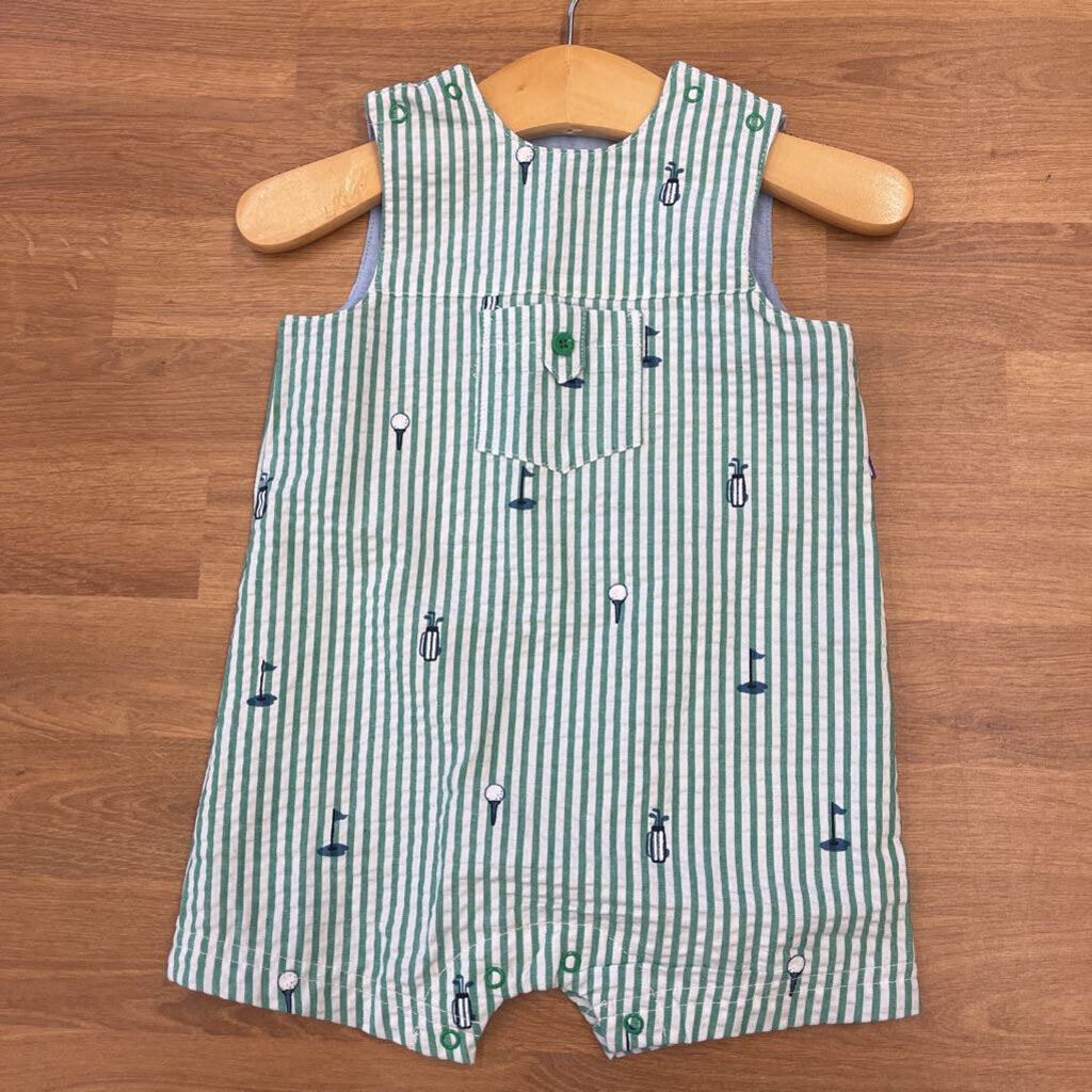Little Me Golf Short Overalls - 9m
