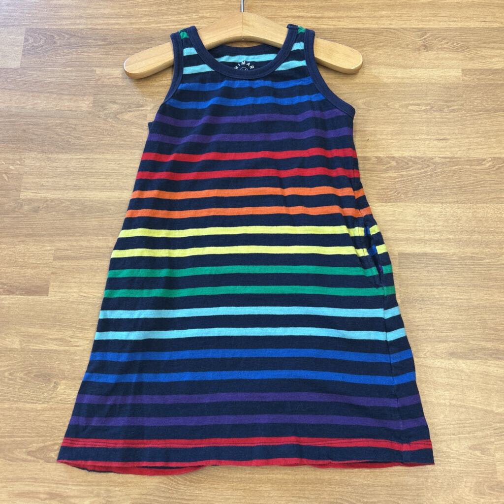 Primary Stripe Tank Dress - 4/5