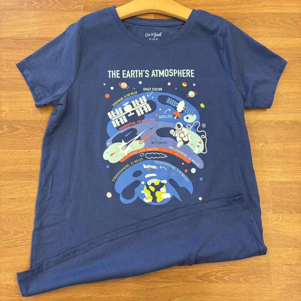 Cat & Jack Space SS Tee - 14/16