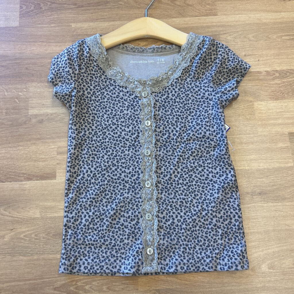 Abercrombie Kids Leopard SS Tee - 7/8