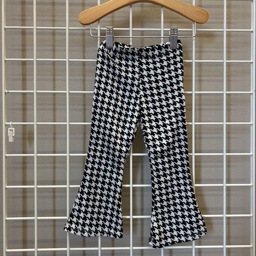 Btween Houndstooth Flare Pants - 2T