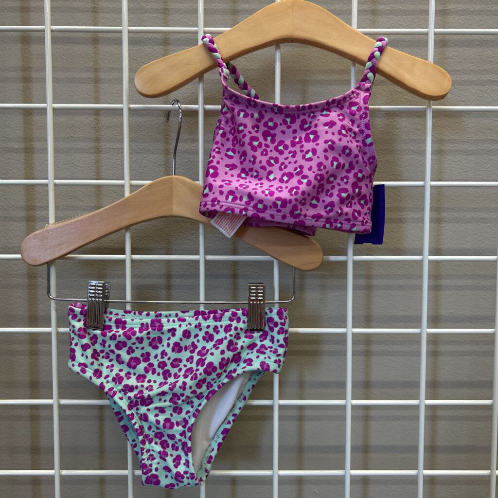 Cat & Jack Leopard Two Pc Swim - 3T