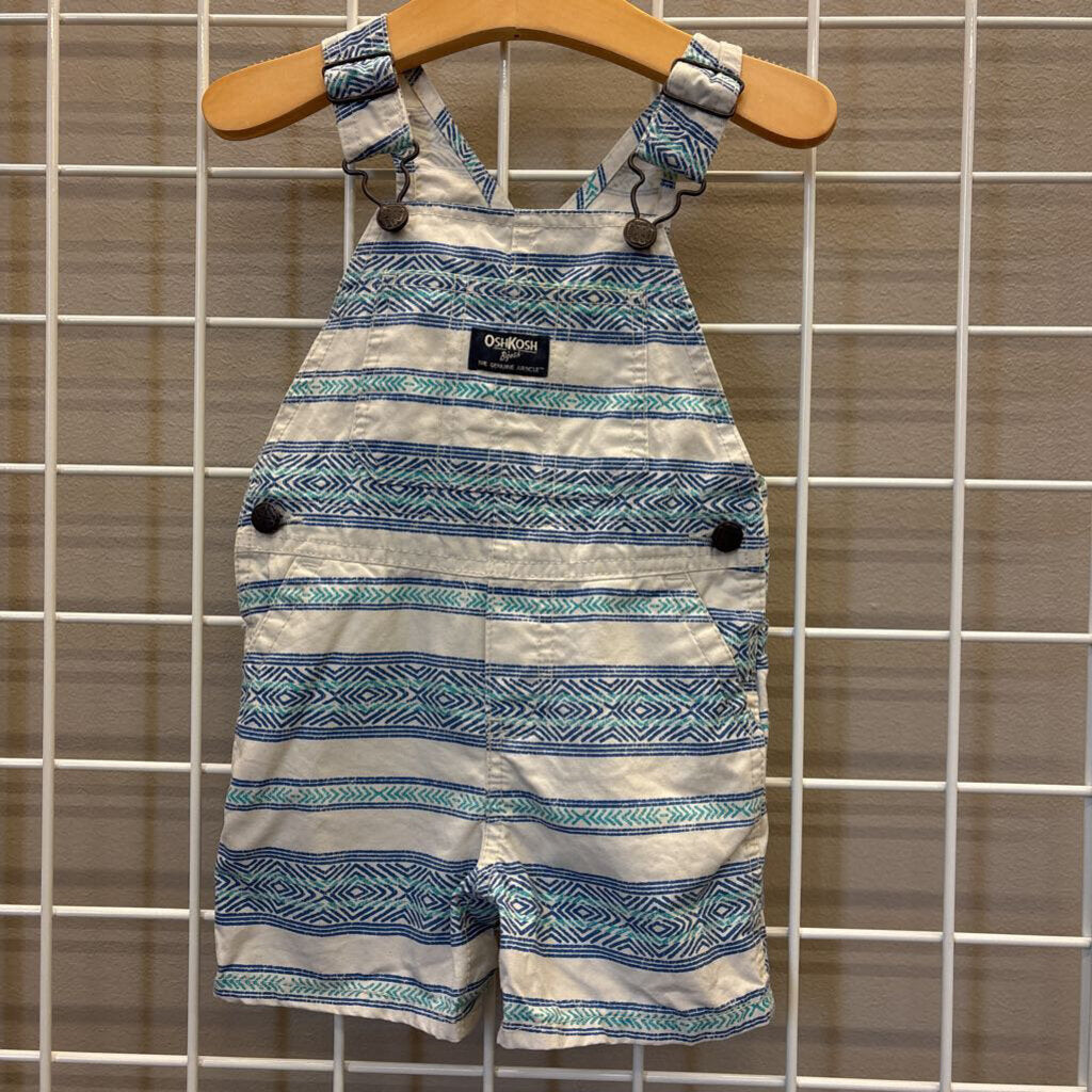 Osh Kosh Printed Short Overalls - 18m