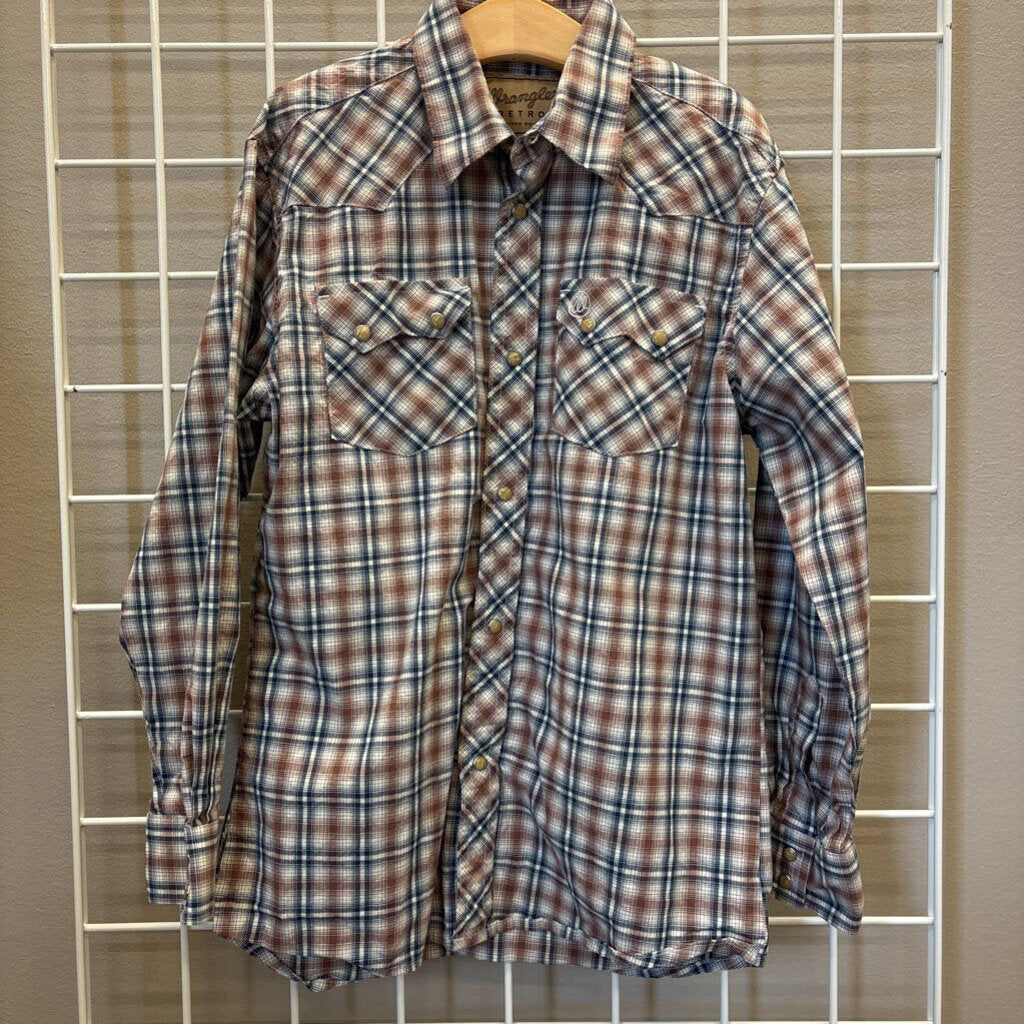 Wrangler Plaid LS Snap - 10/12