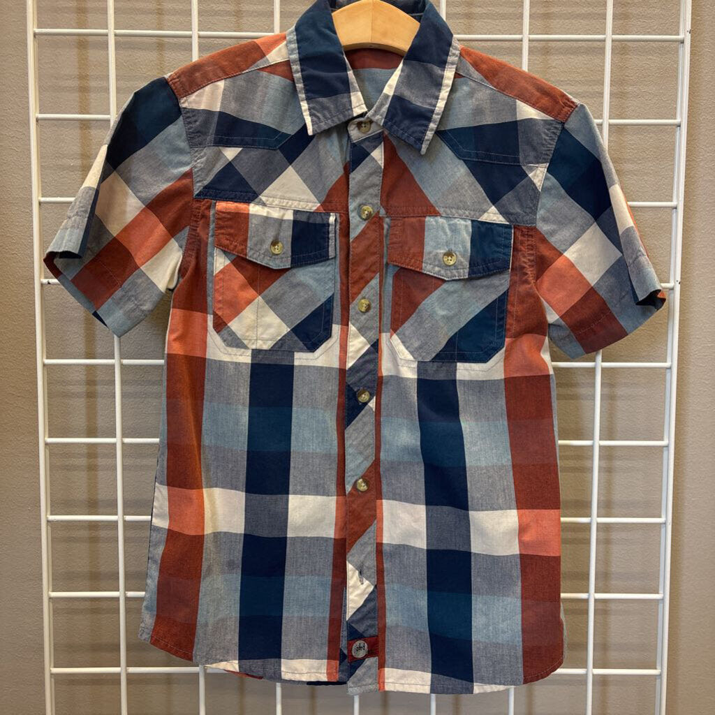 Faded Gear Plaid SS Button Up - 10
