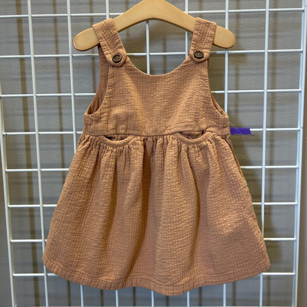 Zara Muslin Tank Pocket Dress 3/4