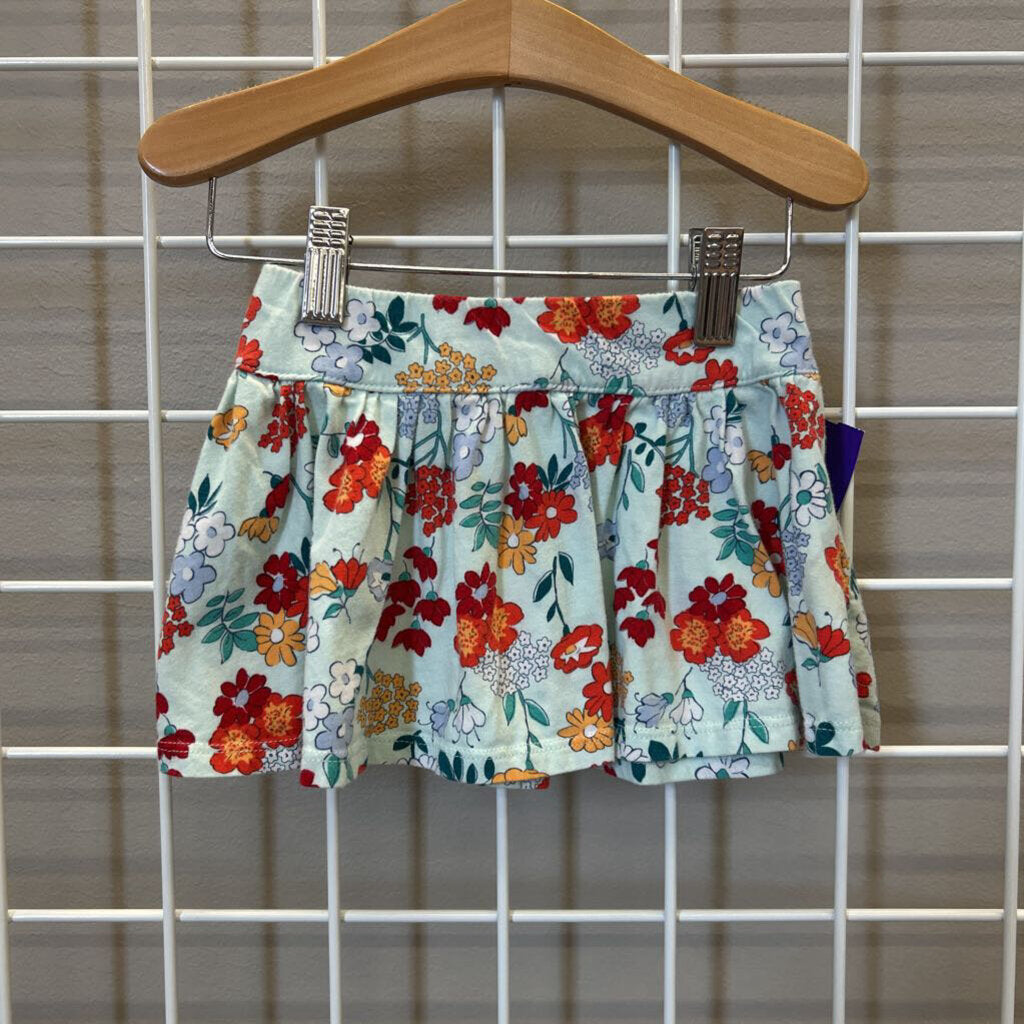 Crazy 8 Floral Skirt - 2T