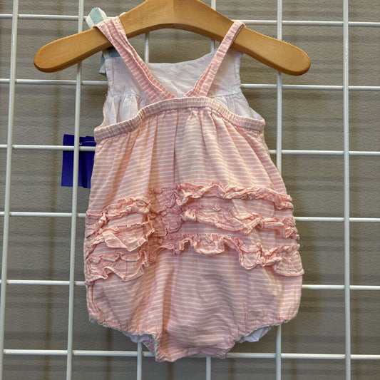 Cynthia Rowley Stripe Bubble Romper - 3/6m
