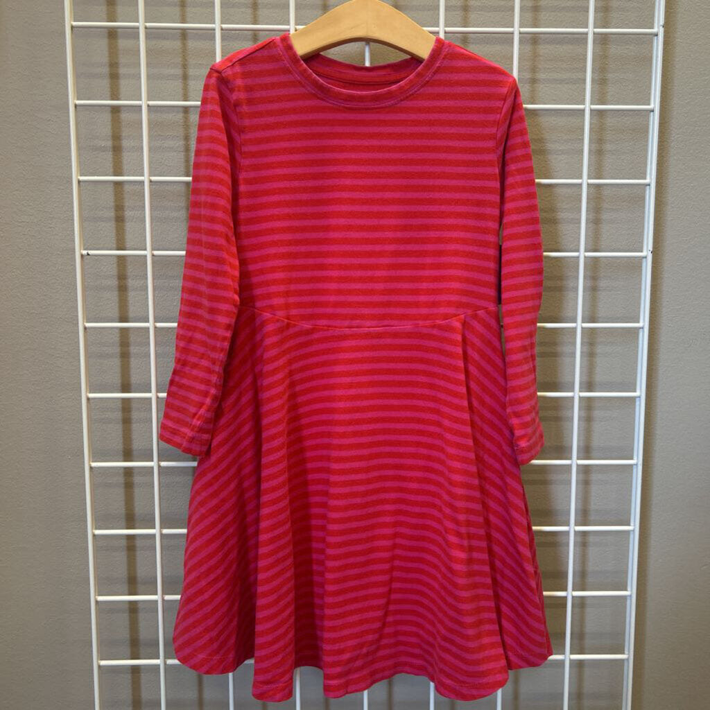 Primary Stripe LS Dress (wear) - 6/7