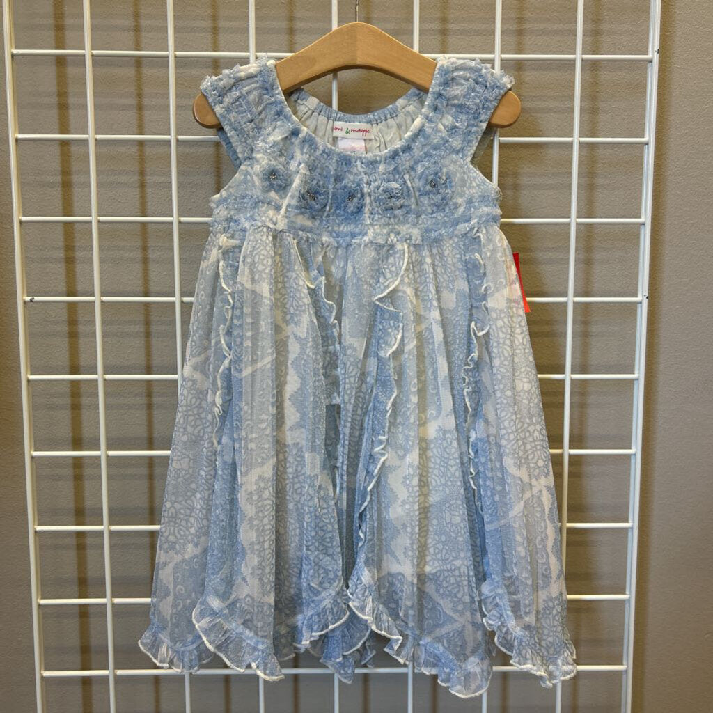 Mimi & Maggie Lace SS Dress - 2T